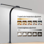 Nerius Axis Duo — Clamp Desk Lamp Base with Remote