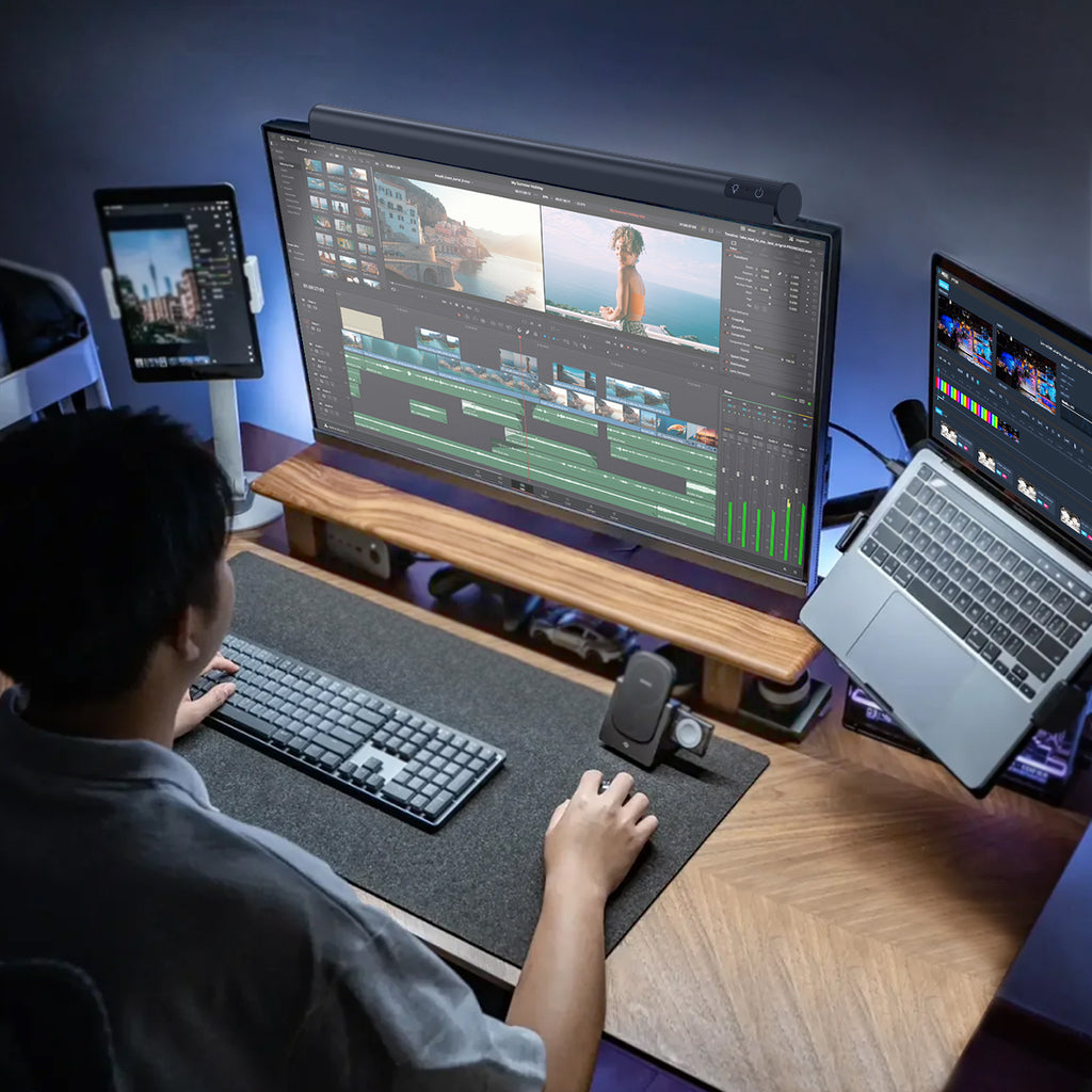 Nerius Halo Arc — Adjustable Monitor Light
