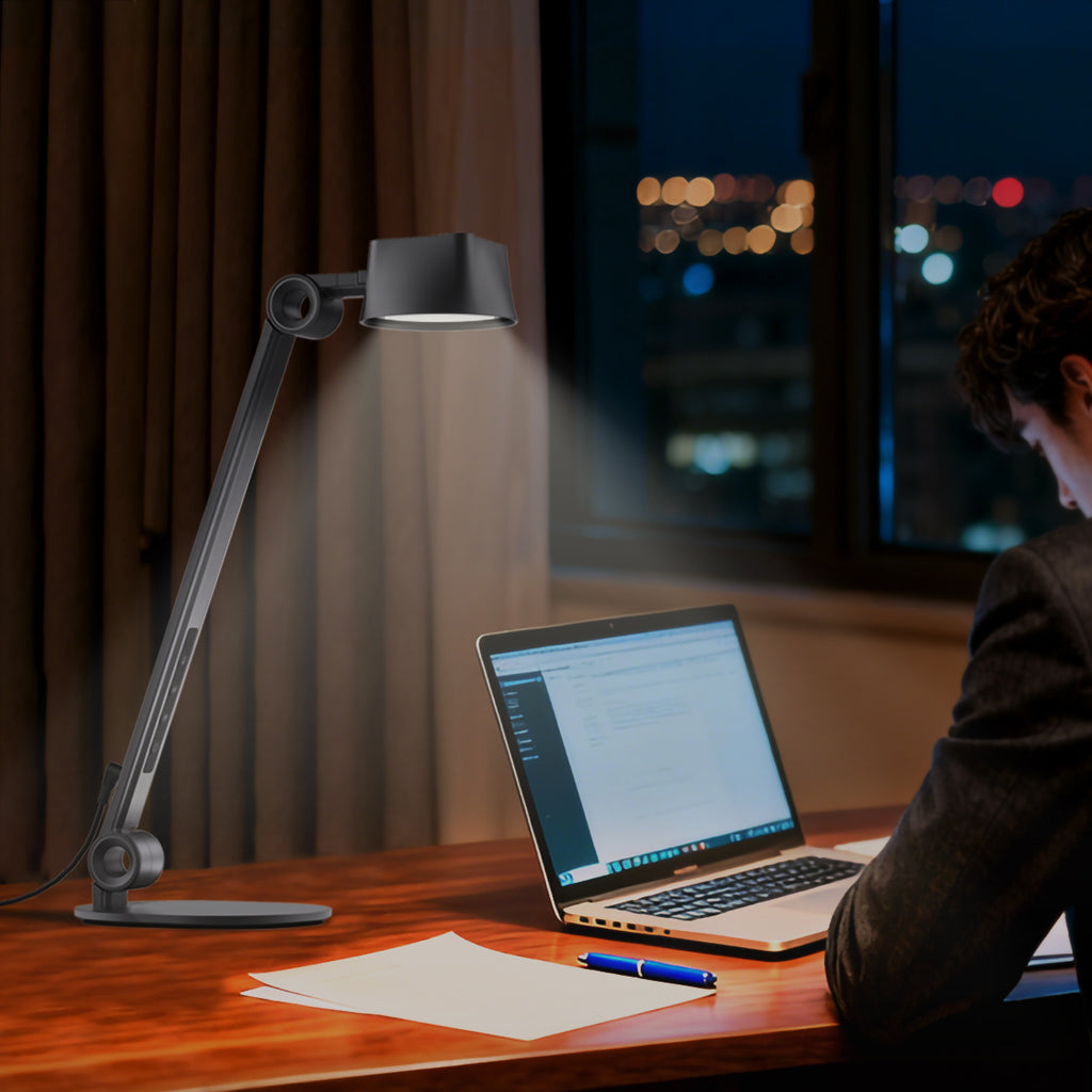 Nerius Vector Base — Precision Desk Lamp