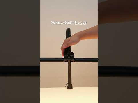 Nerius Aluminum Pro Desk Lamp, Ra 90+ Eye-Caring, 1000Lm Stepless Dimming — Nerius Axis base